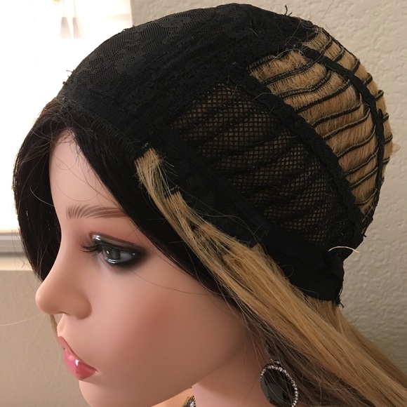 Dirty blonde honey blonde wig 22 inch long ombré - Picture 6 of 7